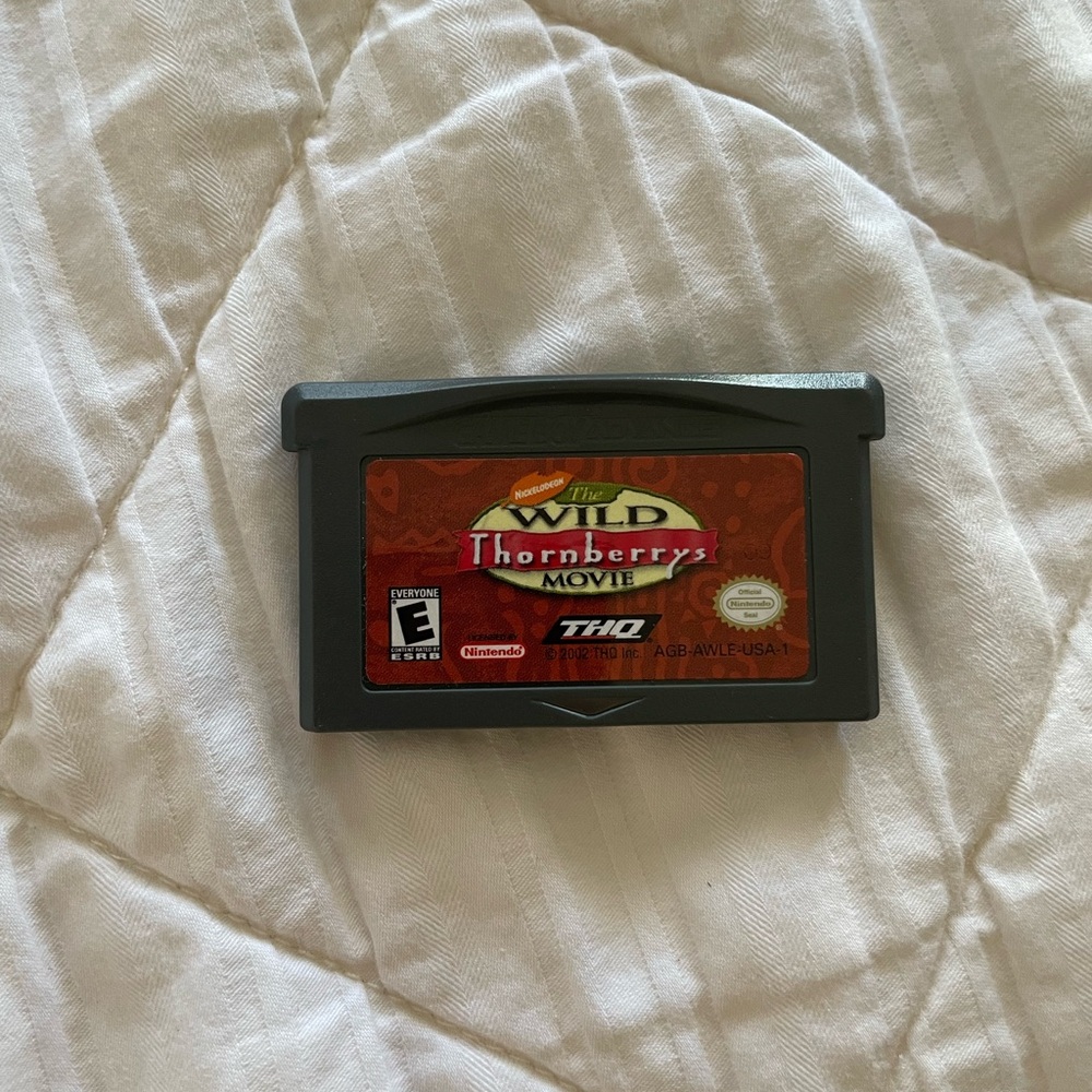 Nickelodeon The Wild Thornberrys Movie Gameboy Advance Cartridge